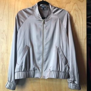Gold Bomber Jacket from Express